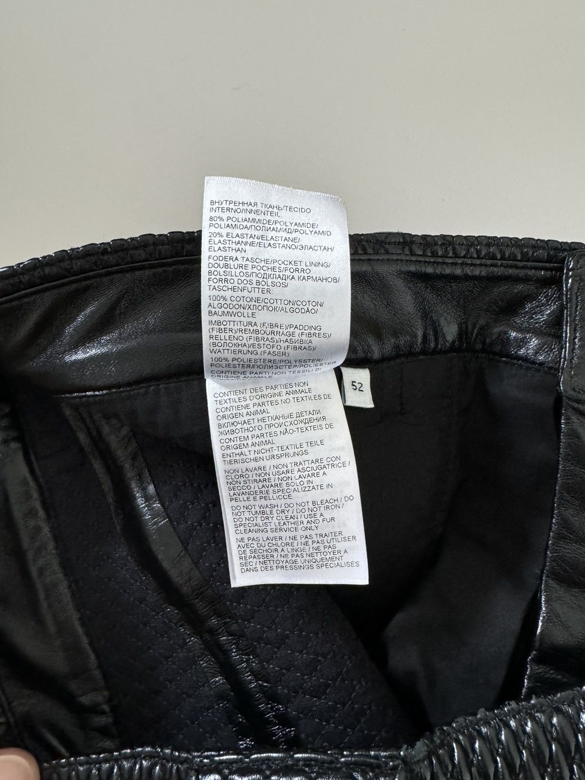 Bottega Veneta Bottega Veneta Intrecciato Leather Pants Size US 36 / EU 52 - 10 Thumbnail