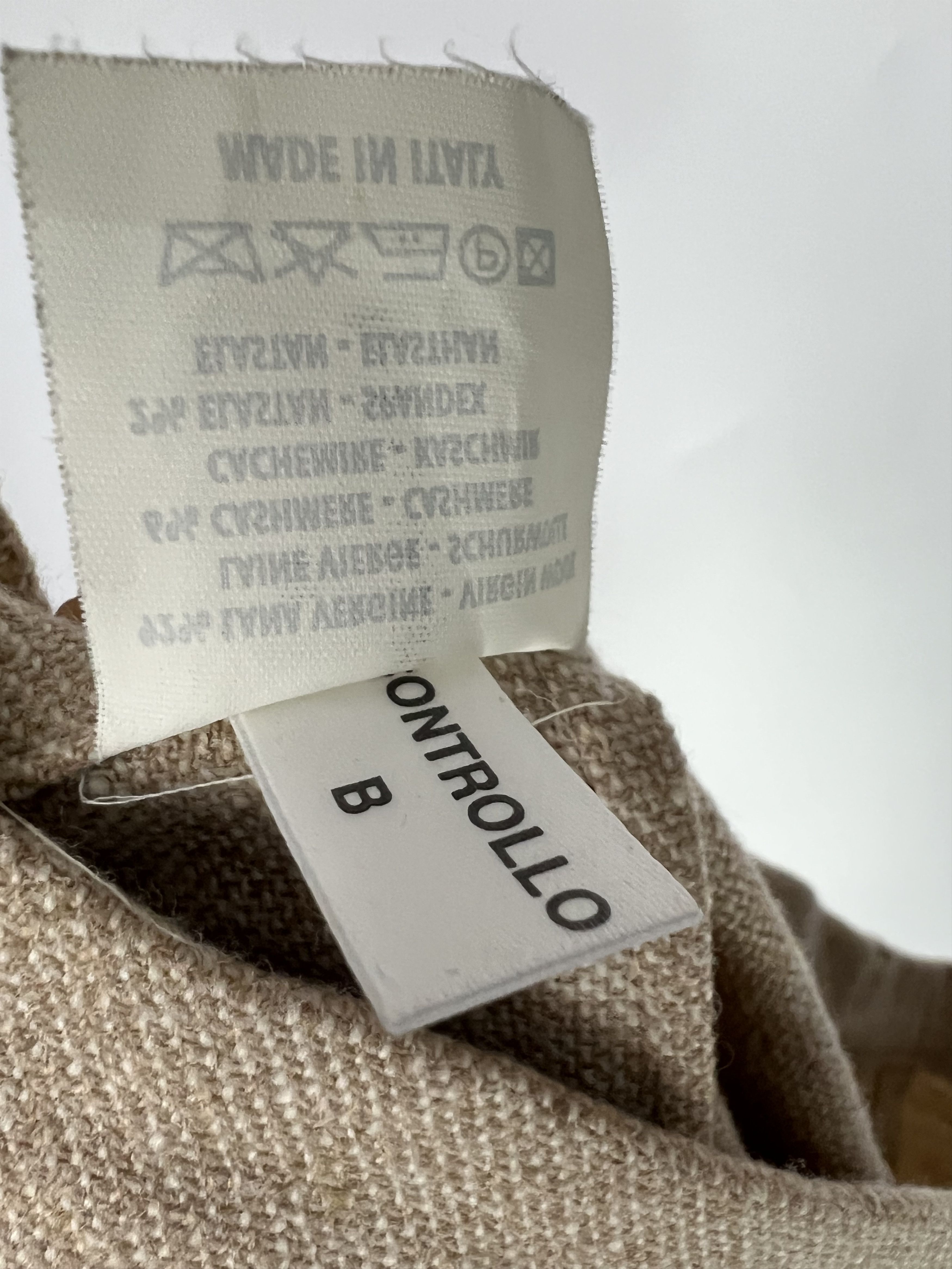 Brunello Cucinelli Gunex by Brunello Cucinelli Beige Wool Cashmere Pants US10 Size 32" / US 10 / IT 46 - 14 Thumbnail