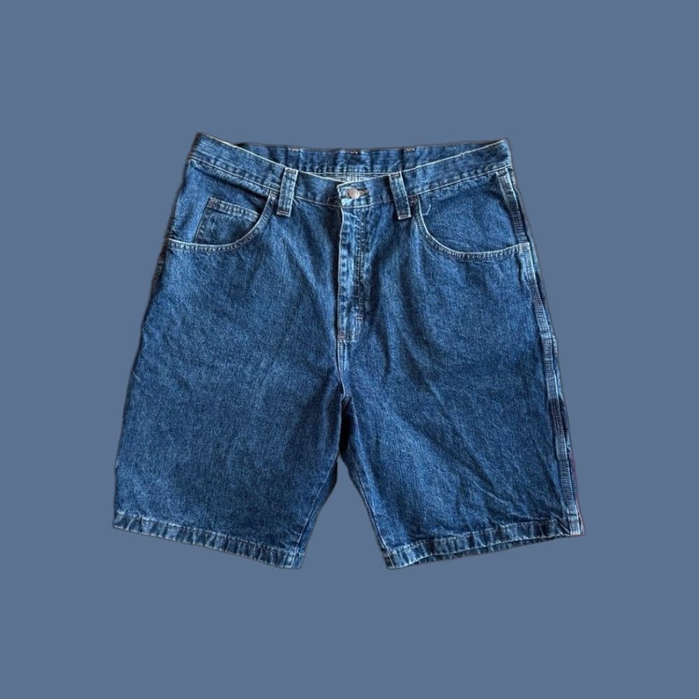 Wrangler VINTAGE Wrangler Denim Carpenter Short Jorts 36 Blue Men Regular Waist 36 Workwear 90s Y2K Grunge Skate Size US 36 / EU 52 - 1 Thumbnail