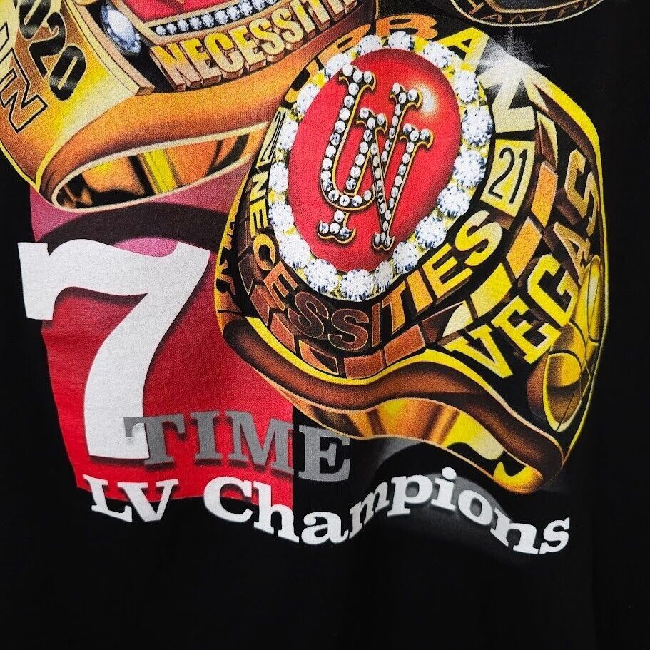 Other Urban Necessities T Shirt Mens Size XL Black 7 Time LV Champ Size US XL / EU 56 / 4 - 3 Thumbnail