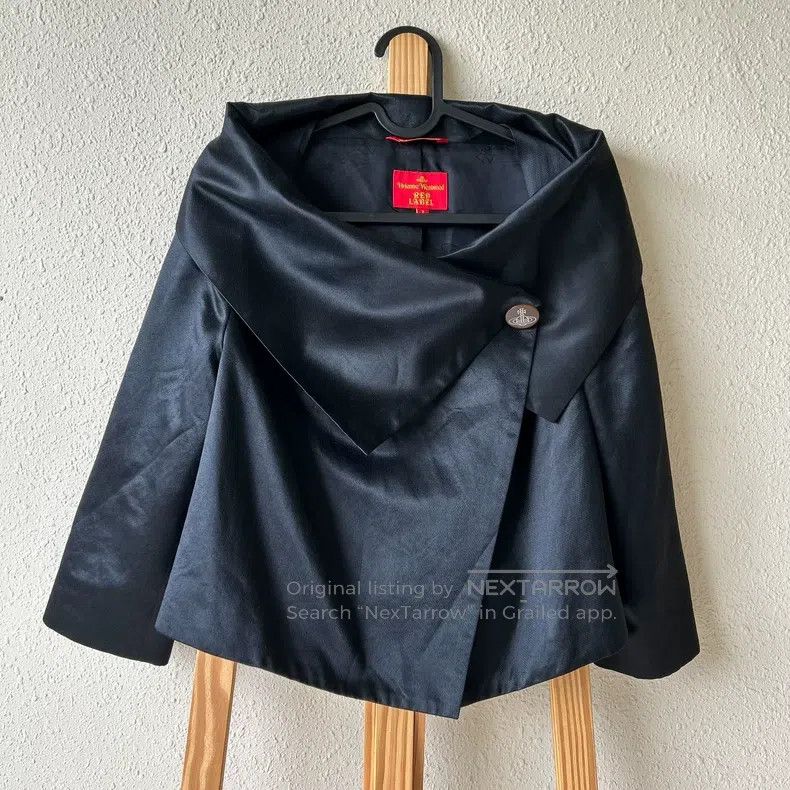 Vivienne Westwood vivienne westwood Vintage Saturn Buckle Cloak Jacket Size L / US 10 / IT 46 - 3 Thumbnail