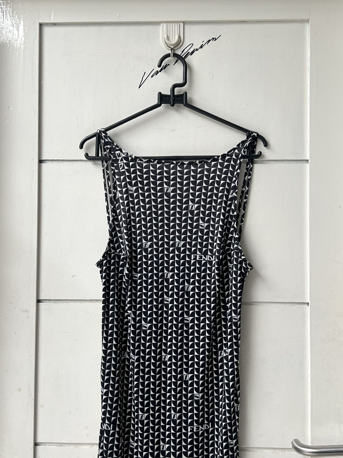 Fendi Fendi Motive Midi Dress Size XS / US 0-2 / IT 36-38 - 17 Thumbnail