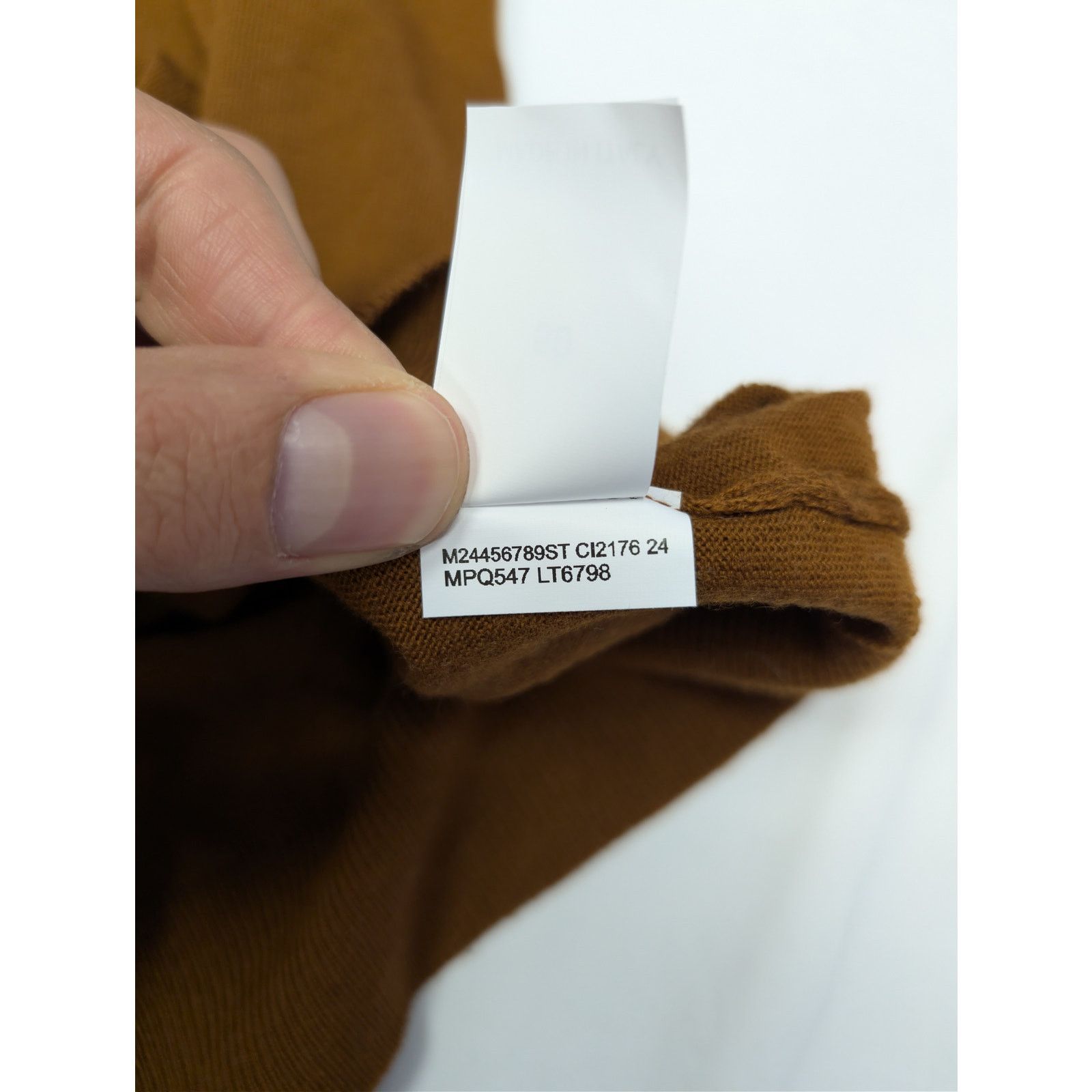 Brunello Cucinelli o1rshd1 CC20 Long-Sleeve Crewneck Sweater in Brown Size US M / EU 48-50 / 2 - 19 Thumbnail
