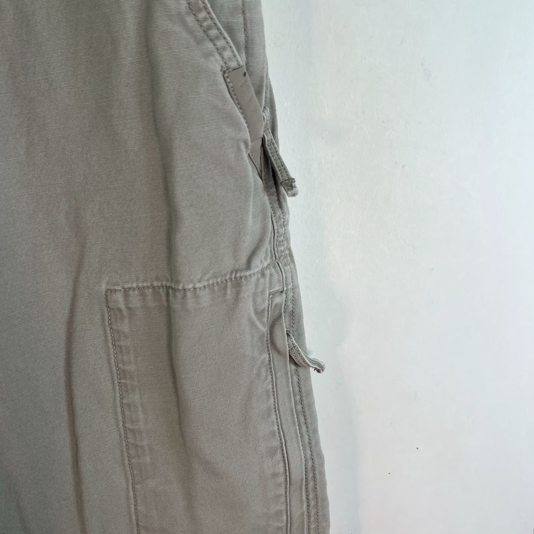 Vintage 5.11 Tactical Cargo Pants Be​ige 34x30 Men’s Zip Pockets Elastic Waist Cargo Pocket Straight 5.11 Taclite Pro Canvas Cotton Blend Size US 34 / EU 50 - 2 Thumbnail