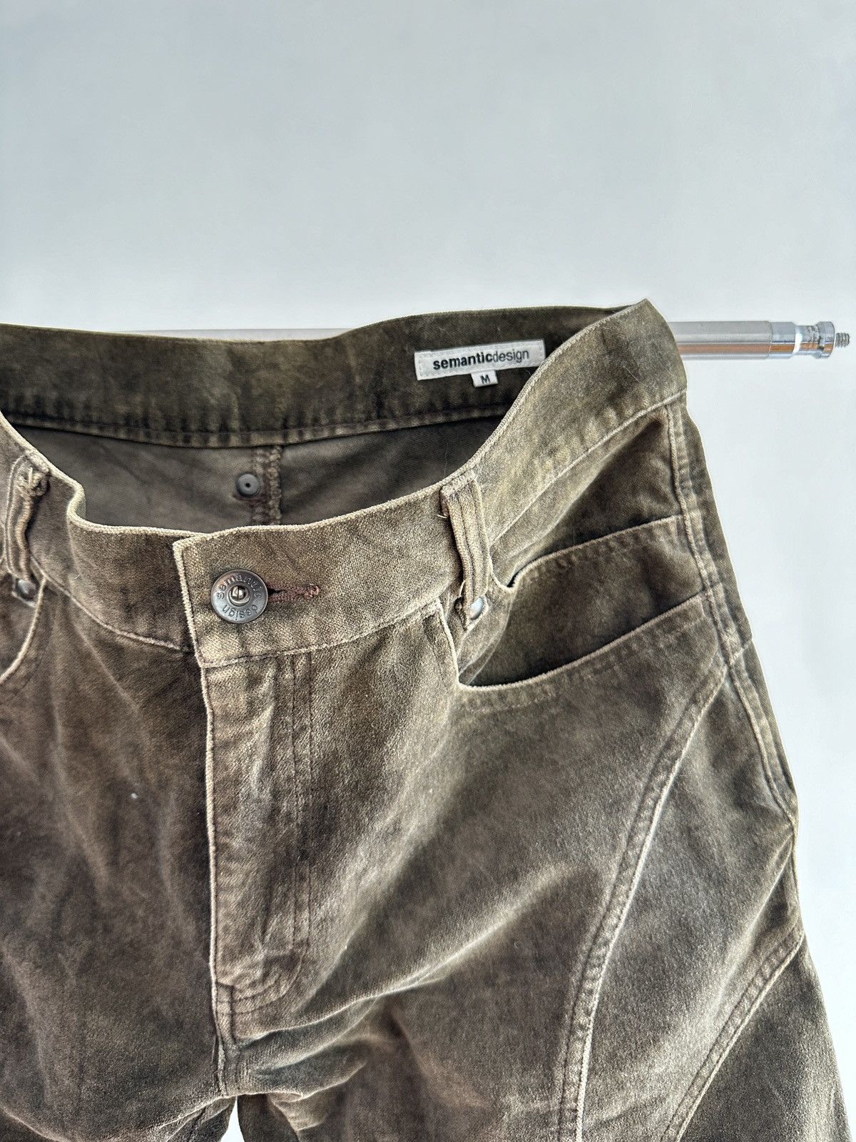 semanticdesign Flare semantic design velvet pants Size 27" / US 4 / IT 40 - 2 Thumbnail