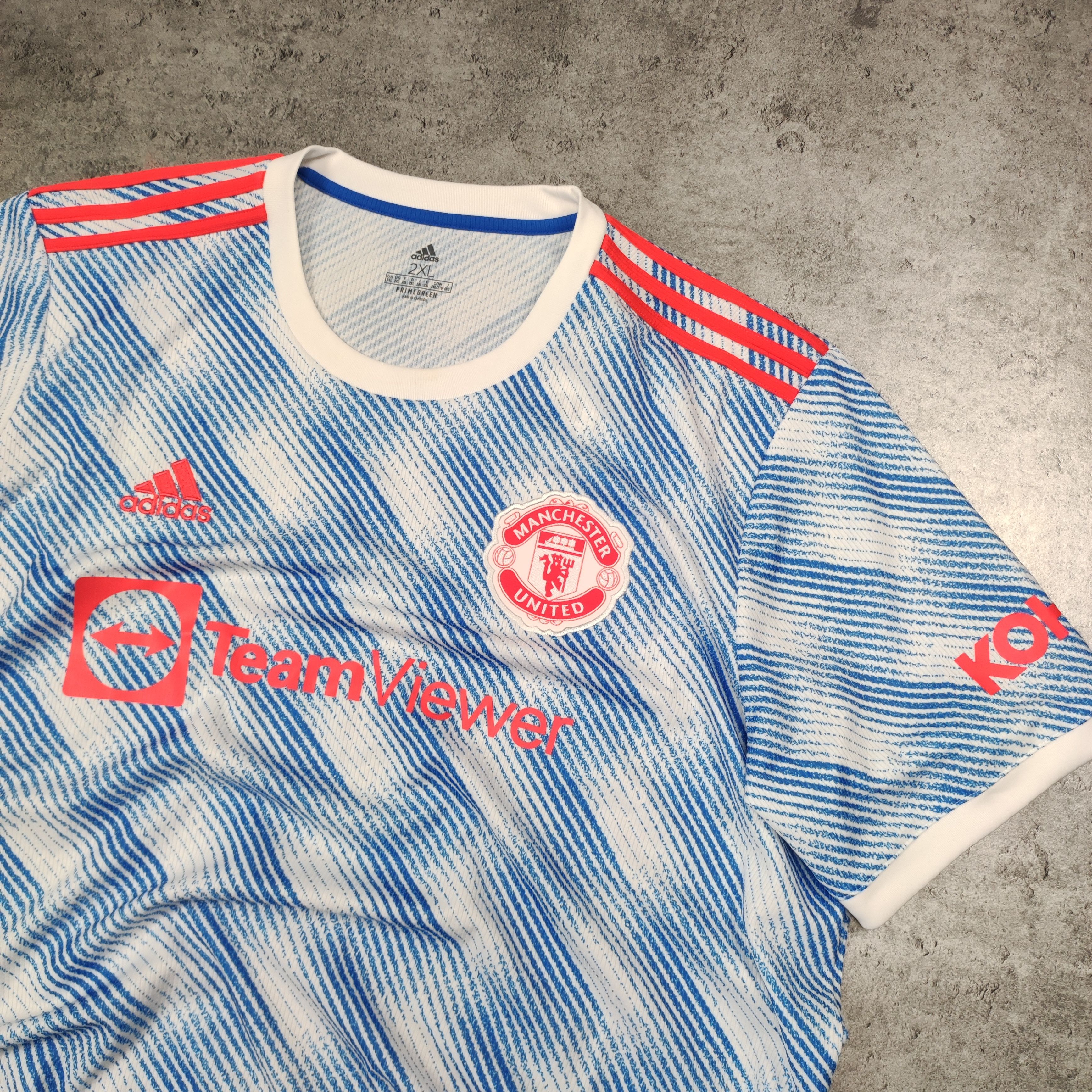 Adidas RARE Manchester United x Adidas 2021 Away Football Jersey Size US XXL / EU 58 / 5 - 4 Thumbnail