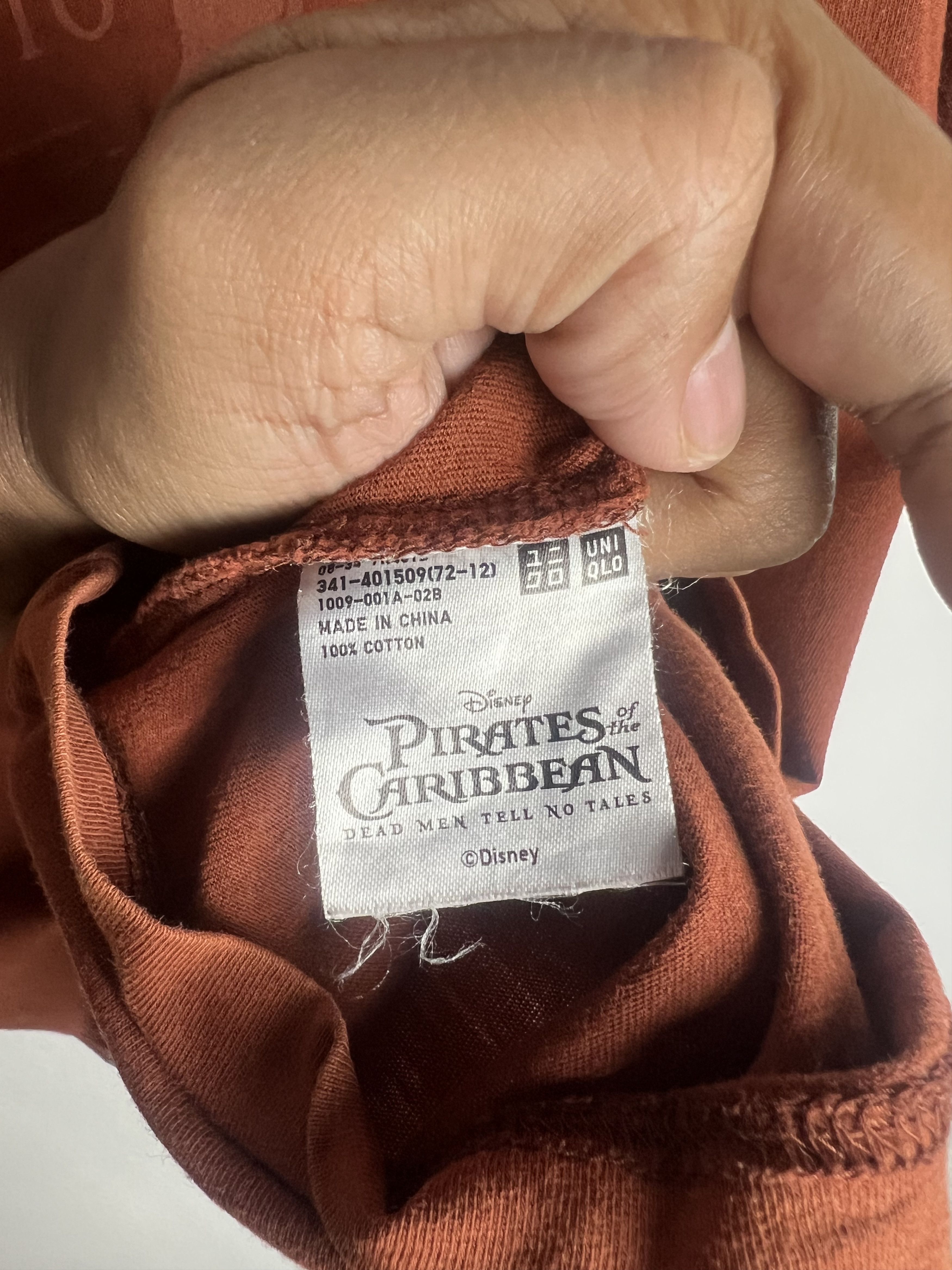 Uniqlo Uniqlo x Pirate of Caribbean Archive Tee Size US L / EU 52-54 / 3 - 10 Thumbnail
