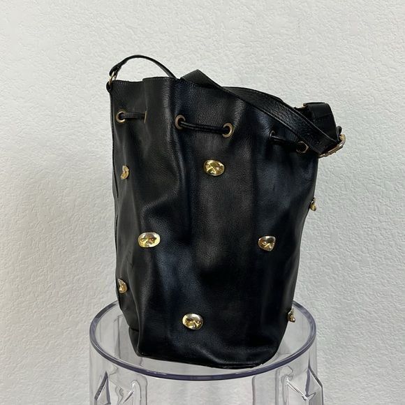 Vintage Sepcouer Leather Masked VTG Drawstring Bag Purse Size ONE SIZE - 6 Thumbnail