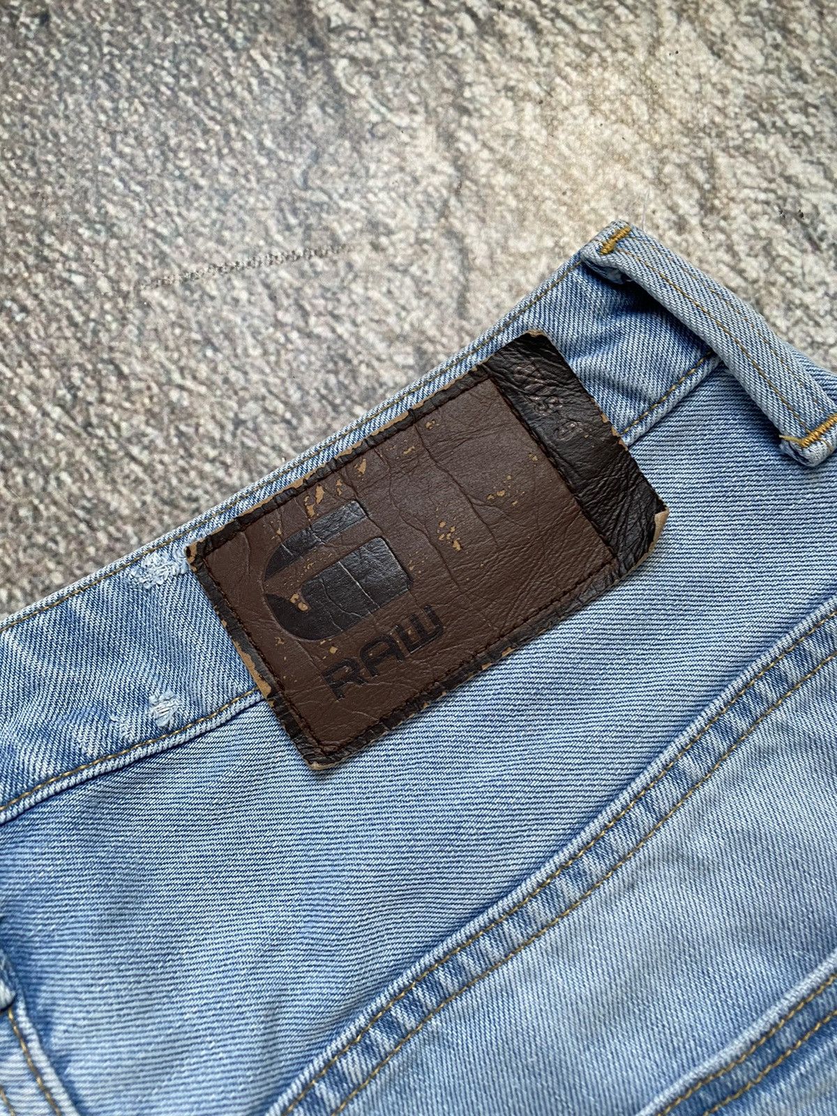 G-Star × Vintage Vintage G-star RAW ARC 30 slim Denim anatomical shape Size US 30 / EU 46 - 11 Thumbnail