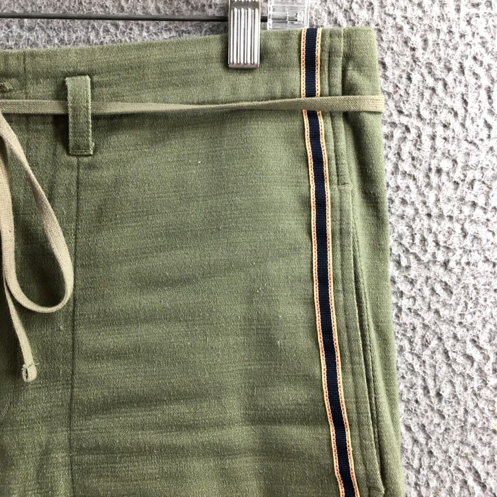 Elwood Elwood Capri Pants Womens 32 Green Drawstring Mid Rise Casual Zip Capri Pants Womens Regular Green Capri 32 XS-XL? Size 24" / US 00 / IT 34 - 4 Thumbnail
