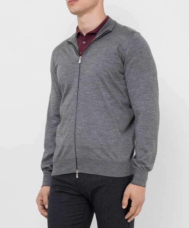 Brunello Cucinelli Brunello Cucinelli zip up cashmere cardigan Size US M / EU 48-50 / 2 - 14 Thumbnail