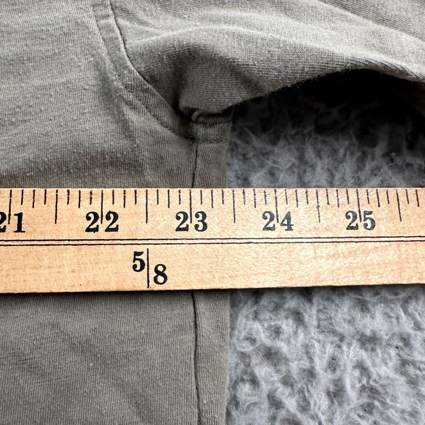 ASRV ASRV T-Shirt Mens M Olive Crewneck Back Oversized Side Split DSG-0824 Tag Size US M / EU 48-50 / 2 - 7 Thumbnail