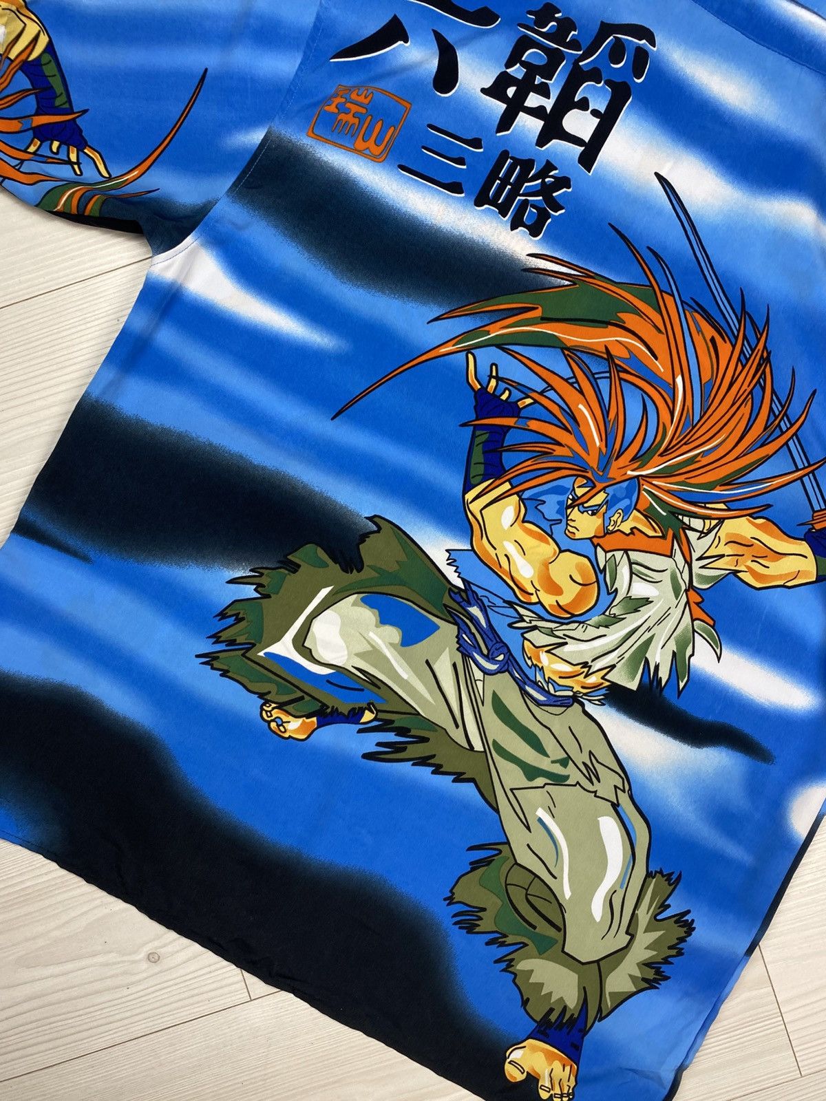 Anime Vintage Samurai Anime Rare Button Up Oversize Shirt y2k Size US XL / EU 56 / 4 - 12 Thumbnail