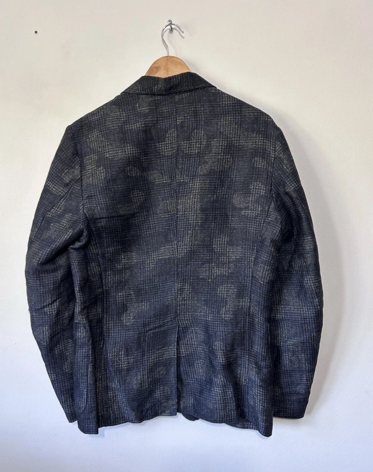 Barena Venezia Barena Linen Blazer, Navy Camo Pattern. EU size 48 Size 40R - 8 Thumbnail