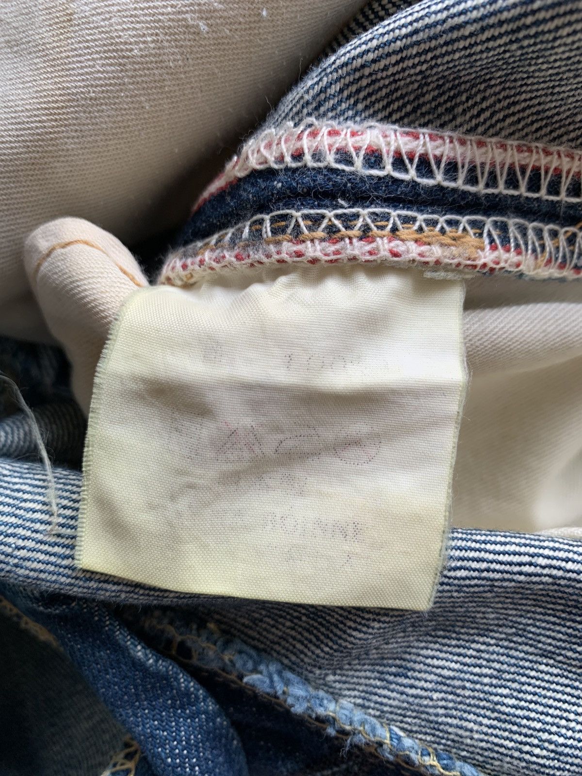 Kapital BRU NA BOINNE SELVEDGE JAPANESE RUSTY DISTRESSED DENIM Size US 29 - 16 Thumbnail