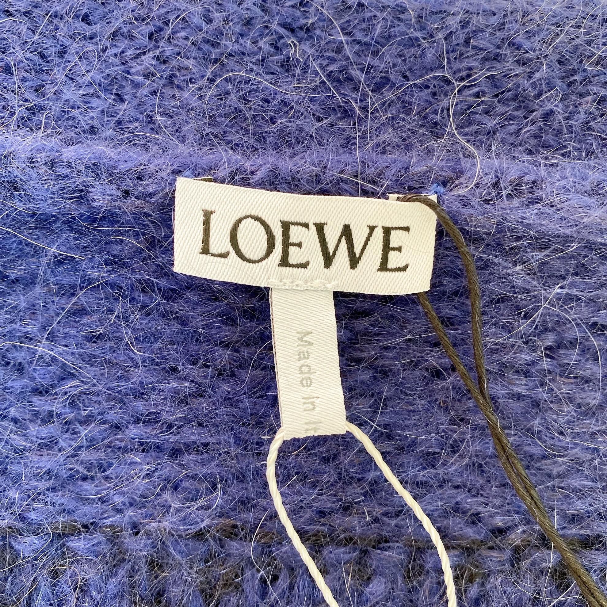 Loewe Loewe Blue Patterned Knit Cardigan M 7923 Size M / US 6-8 / IT 42-44 - 7 Thumbnail