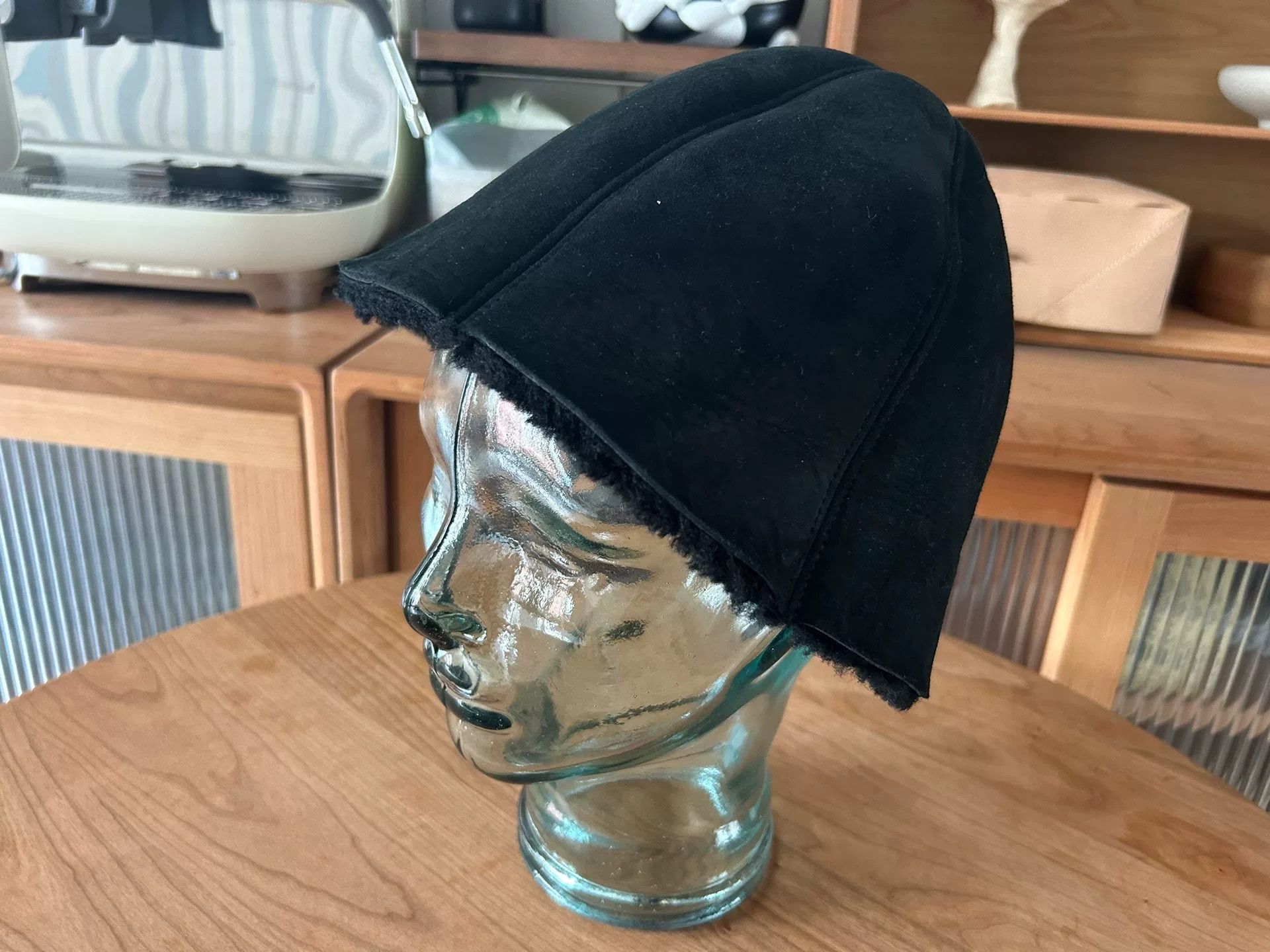 Hender Scheme black lambskin reversible bucket hat Size ONE SIZE - 1 Thumbnail