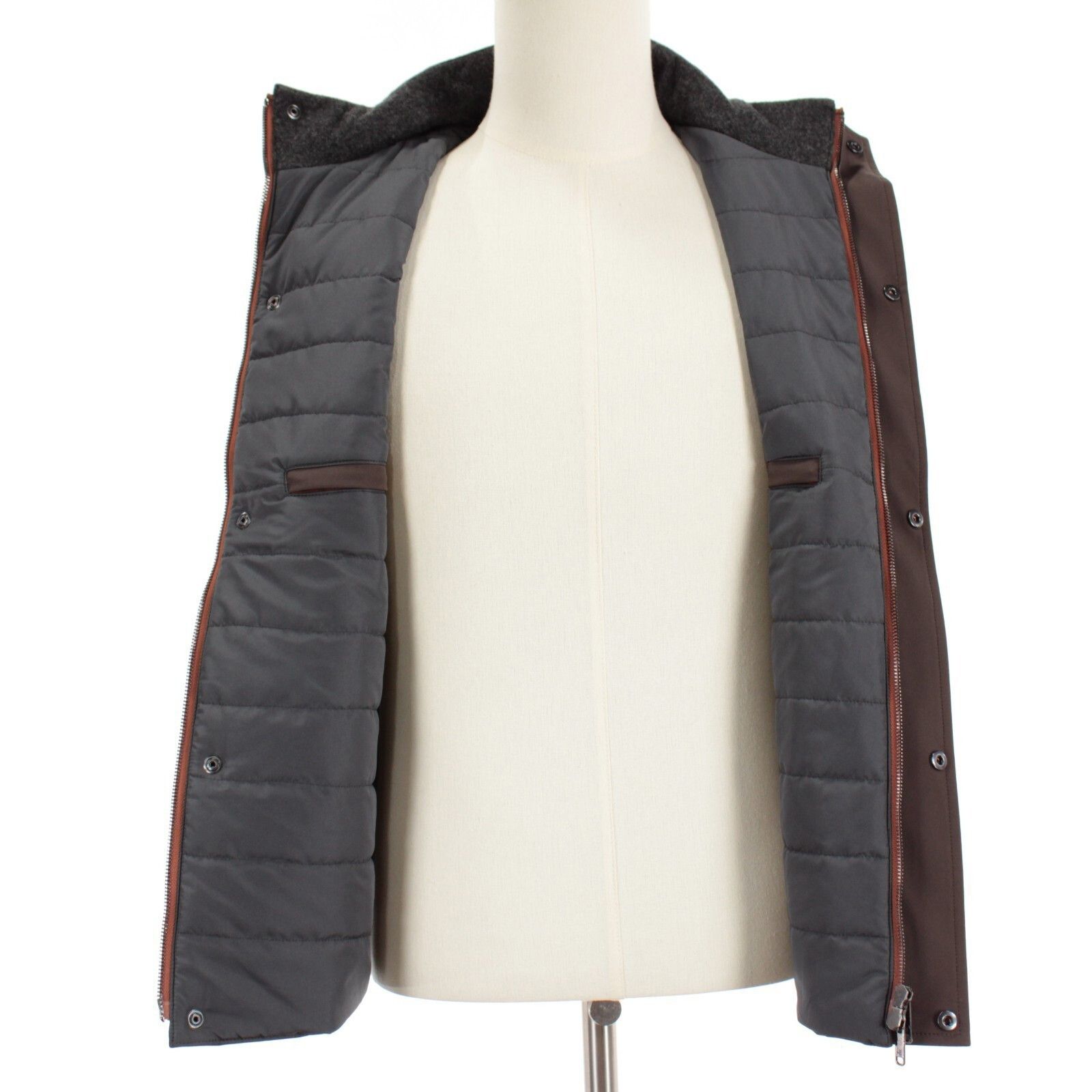Luciano Barbera Luciano Barbera Vest Size M US In Brown Polyamide Size US M / EU 48-50 / 2 - 9 Thumbnail
