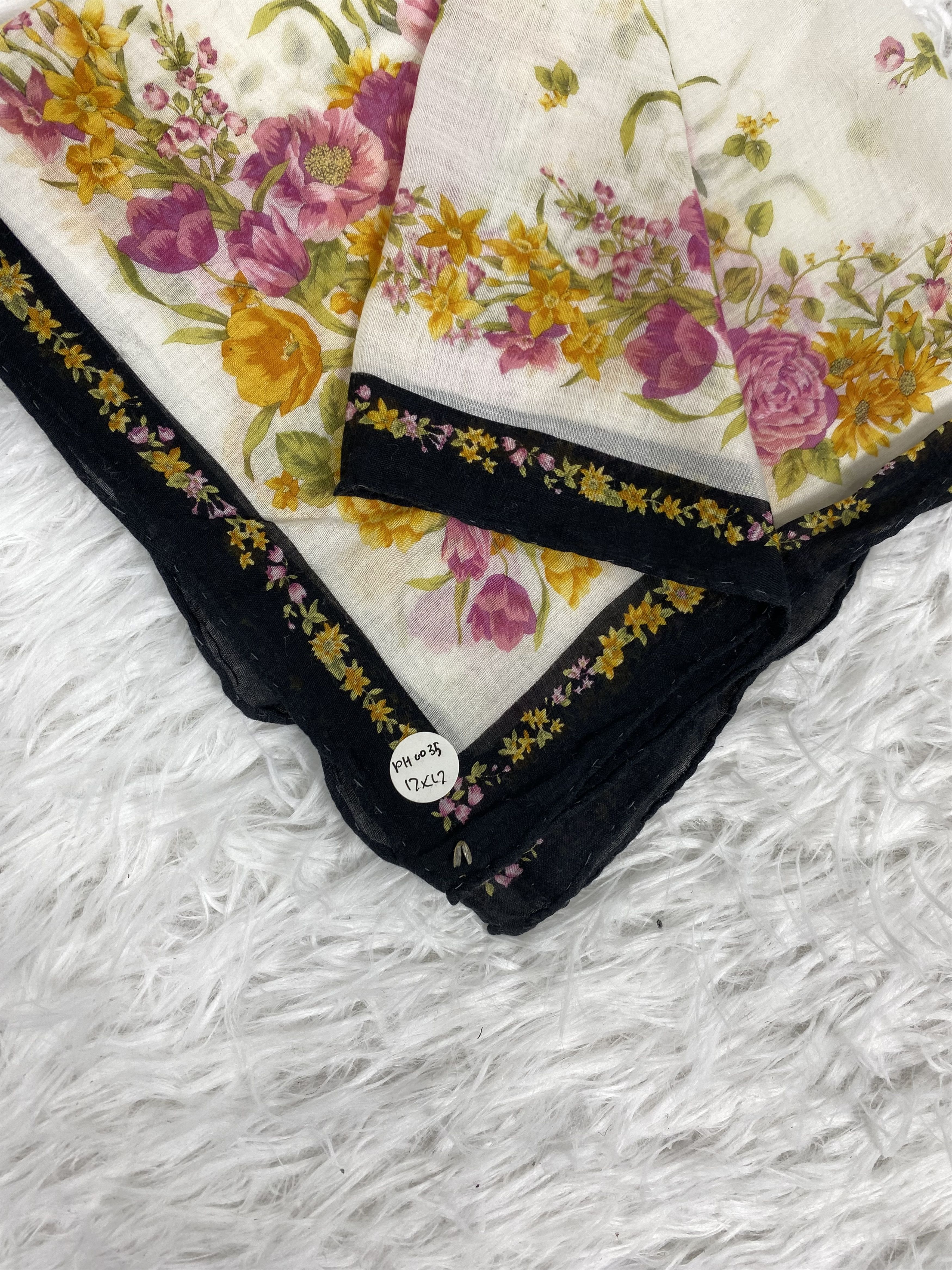 Vintage Vintage Christian Dior Handkerchief PH0035 Size ONE SIZE - 2 Thumbnail