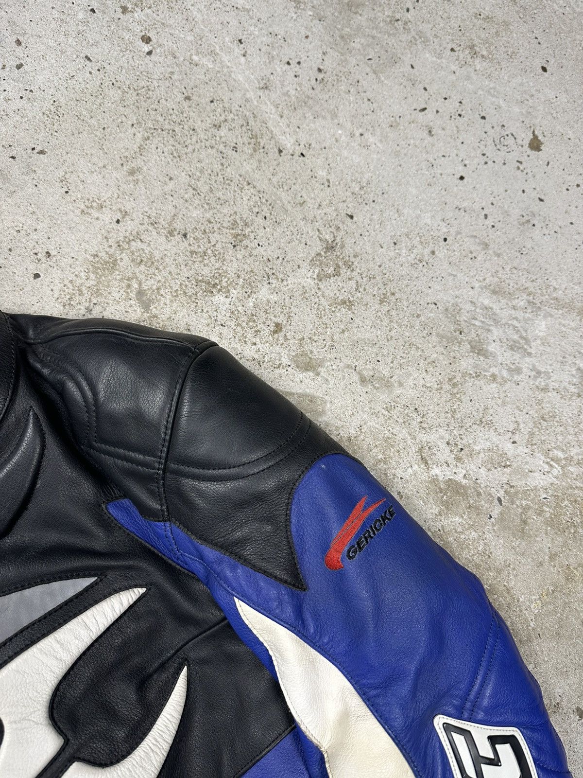 Hein Gericke × Vintage Vintage Y2K Real Leather Gericke Tribal Racing Moto Jacket Size US S / EU 44-46 / 1 - 4 Thumbnail