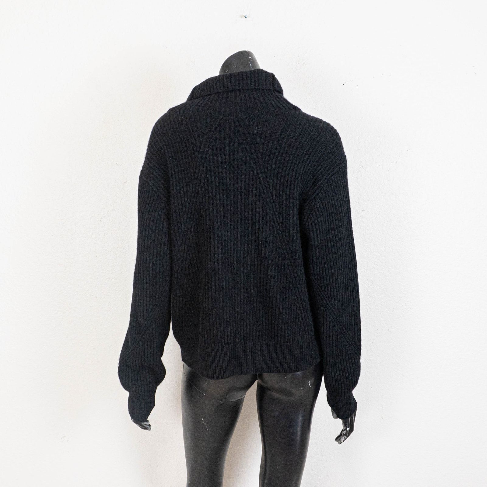 Rag & Bone Rag & Bone Cashmere Ribbed Turtleneck Sweater Black sz Small Size S / US 4 / IT 40 - 4 Thumbnail