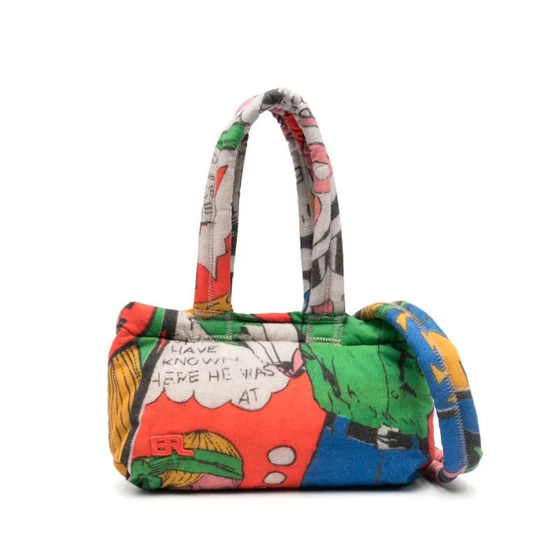 ERL o1mle0724 Size : OS / Comic Book Mini Tote Bag in Multicolor Size ONE SIZE - 1 Thumbnail