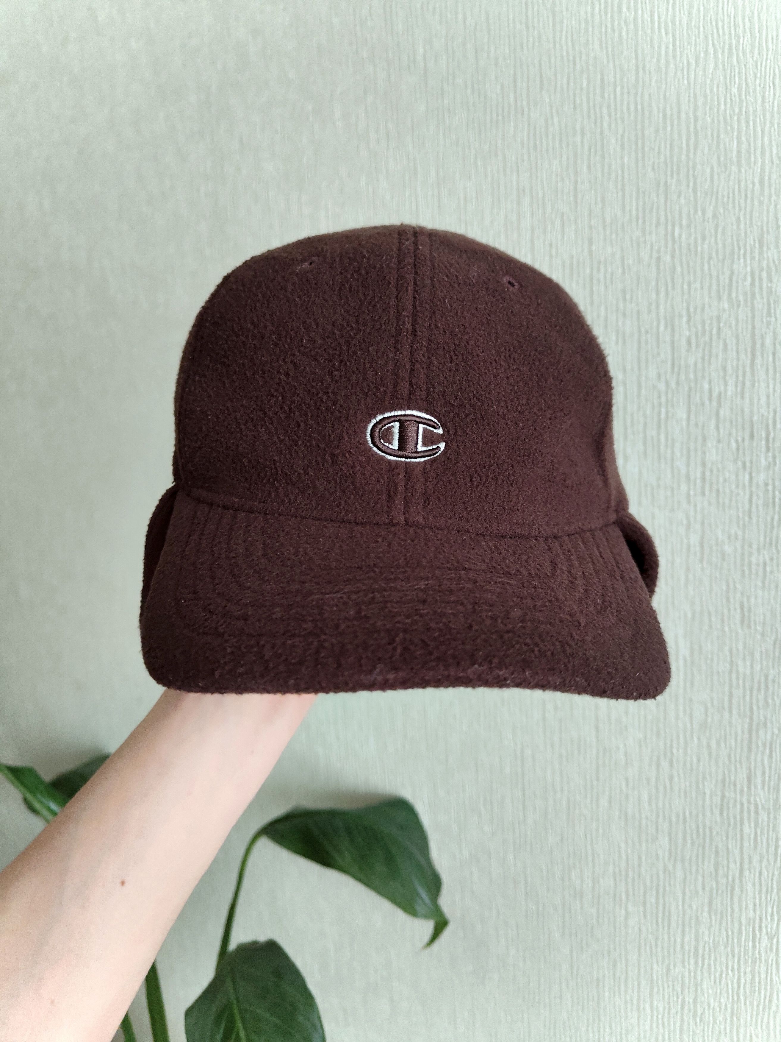 Champion Vintage Champion Fleece Cap Ear Flaps Trapper Korea Y2K 90s Size ONE SIZE - 1 Thumbnail