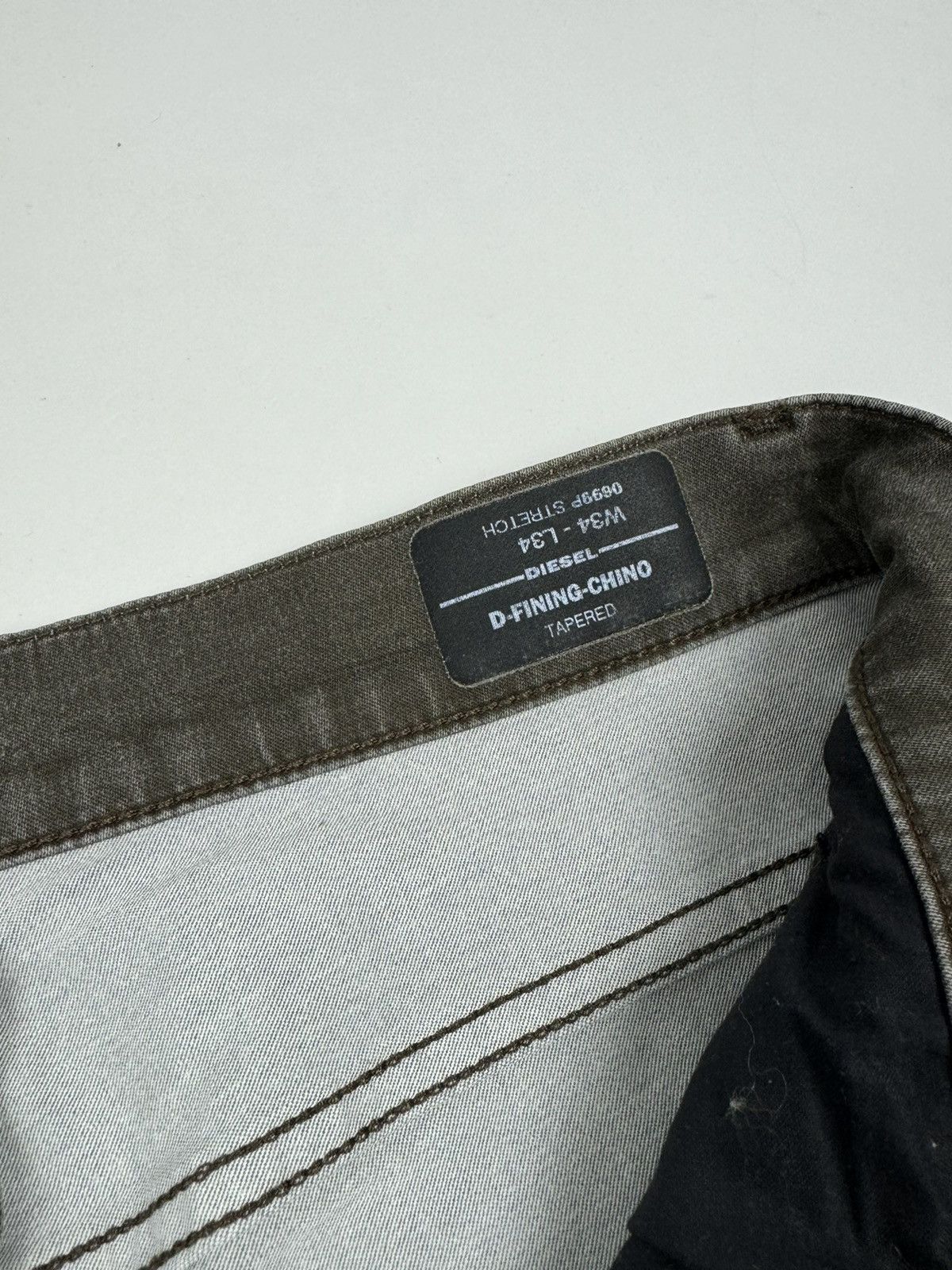Diesel Diesel Washed D Fining Chino Tapered Pants Size US 34 / EU 50 - 10 Thumbnail