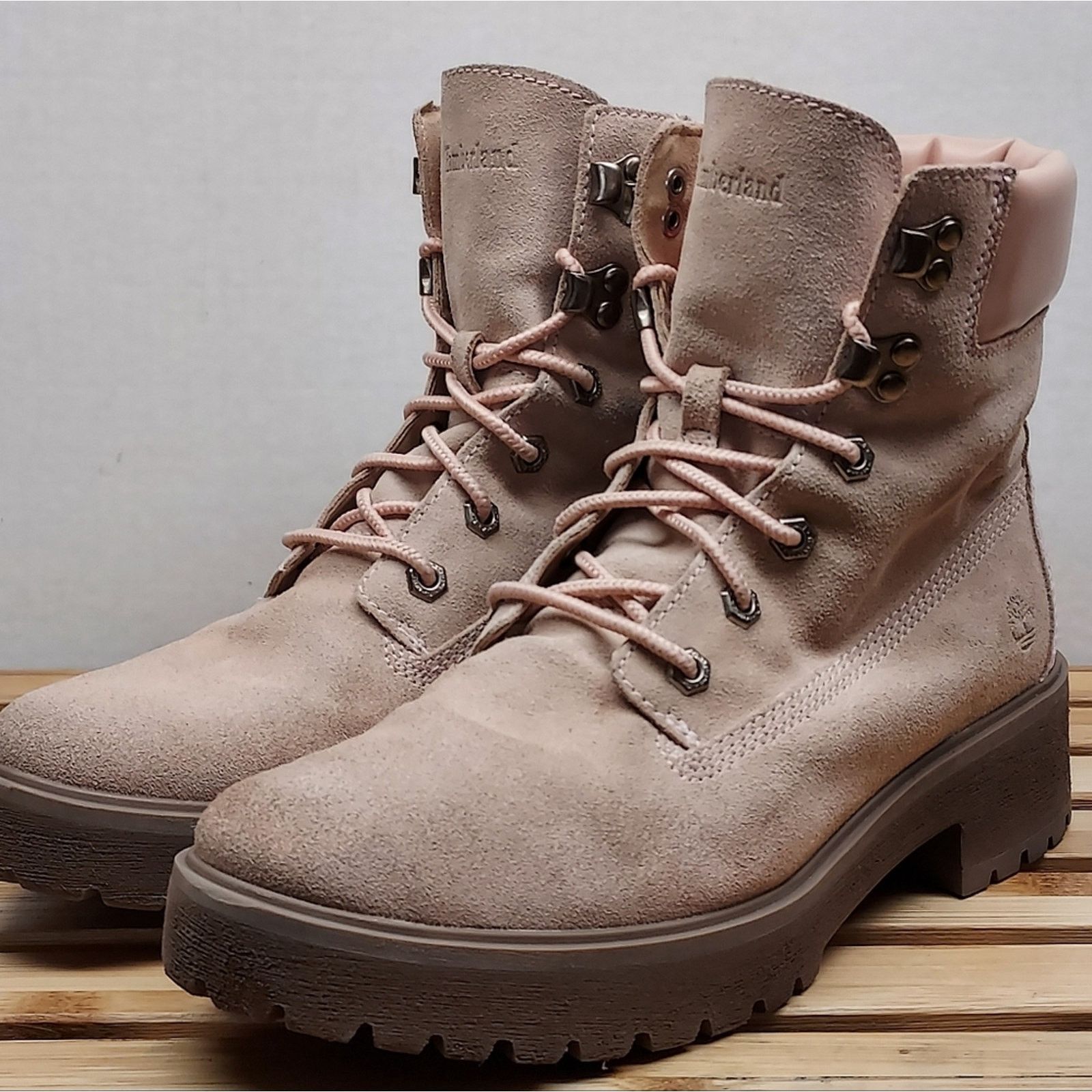 Timberland Timberland Womens | Blush Pink Carnaby Cool 6" Boots Size 10 Size US 10 / IT 40 - 2 Thumbnail