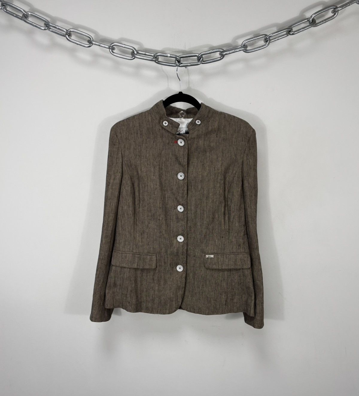 Other Luis Trenker Women’s Herringbone Brown Traditional Jacket Size XL / US 12-14 / IT 48-50 - 1 Thumbnail
