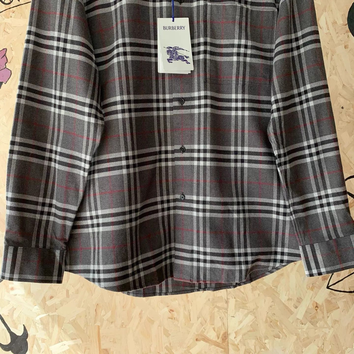 Burberry Burberry New Latest Check Shirt Size L Size US L / EU 52-54 / 3 - 4 Thumbnail