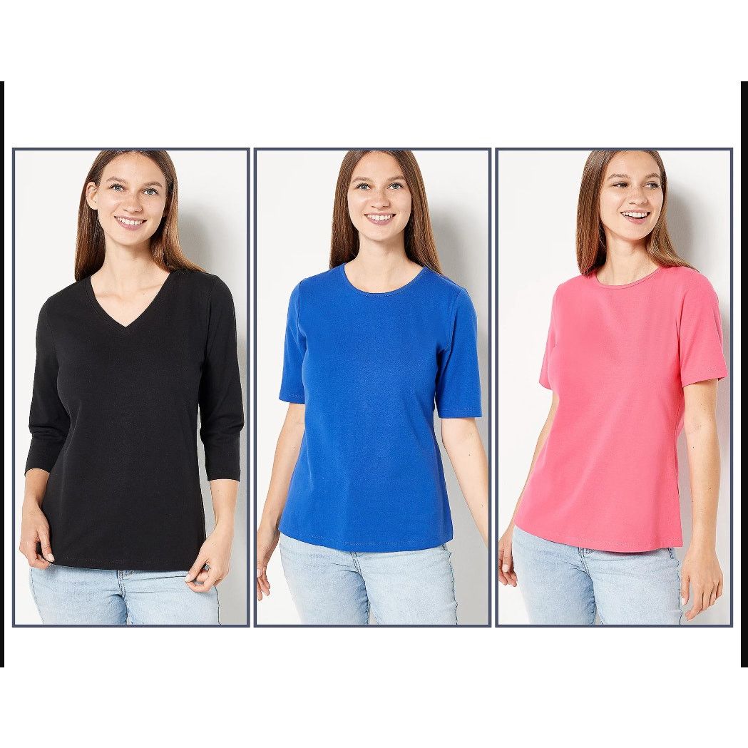 Other Denim & Co. Essentials Perfect Jersey Set of Three Size XXS / US 00 / IT 34 - 9 Thumbnail