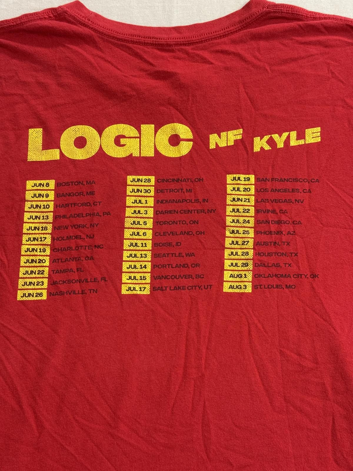 Designer Logic Rap T-shirt Bobby Tarantino Tour Long Sleeve L Size US L / EU 52-54 / 3 - 7 Thumbnail