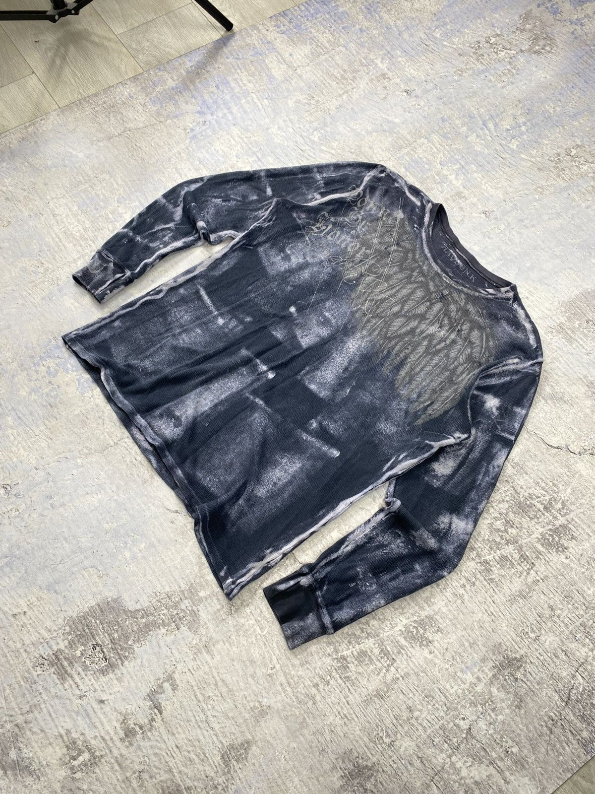 Kayden K Kayden K longsleeve mens avantgarde rock affliction trippnyc Size US XL / EU 56 / 4 - 2 Thumbnail