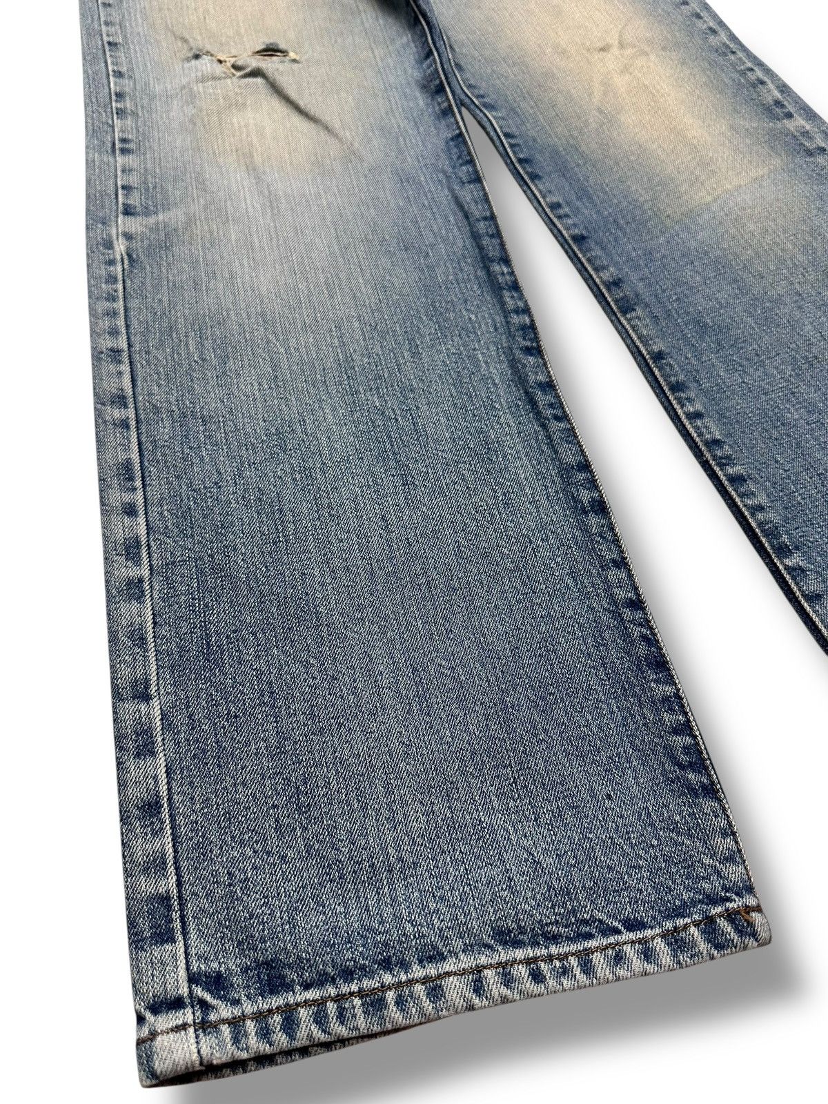 Japanese Brand Vintage IN Blue Denim Straight Leg Jeans with Faded Wash Size US 32 / EU 48 - 13 Thumbnail