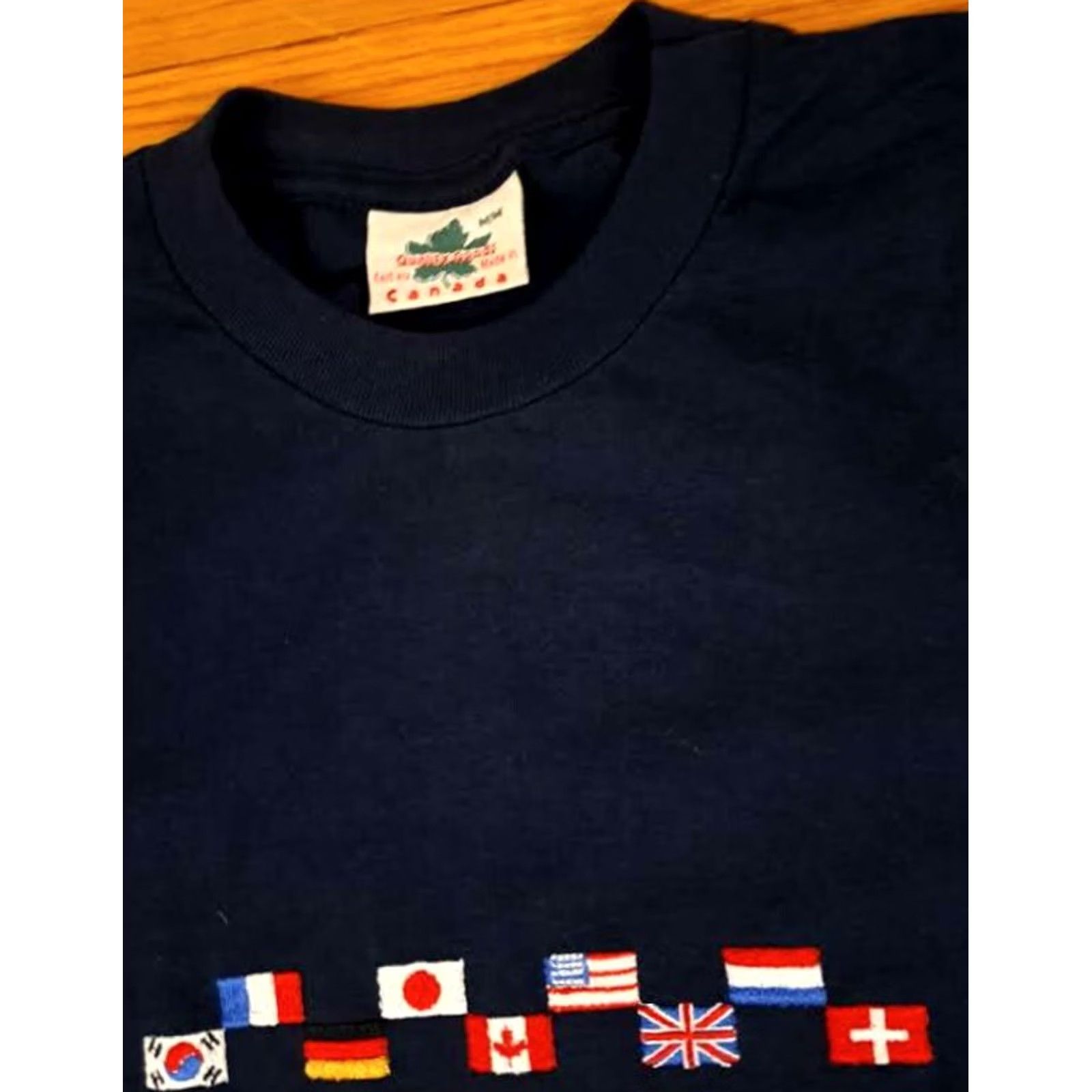 Nautica Port Dover Embroidered Nautical International Flag T-Shirt Canada Size US M / EU 48-50 / 2 - 4 Thumbnail