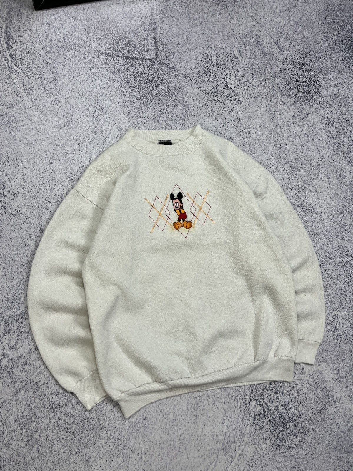 Disney × Mickey Unlimited × Vintage Vintage 90’s Mickey Unlimited Mickey Mouse Sweatshirt Rare Size US S / EU 44-46 / 1 - 4 Thumbnail