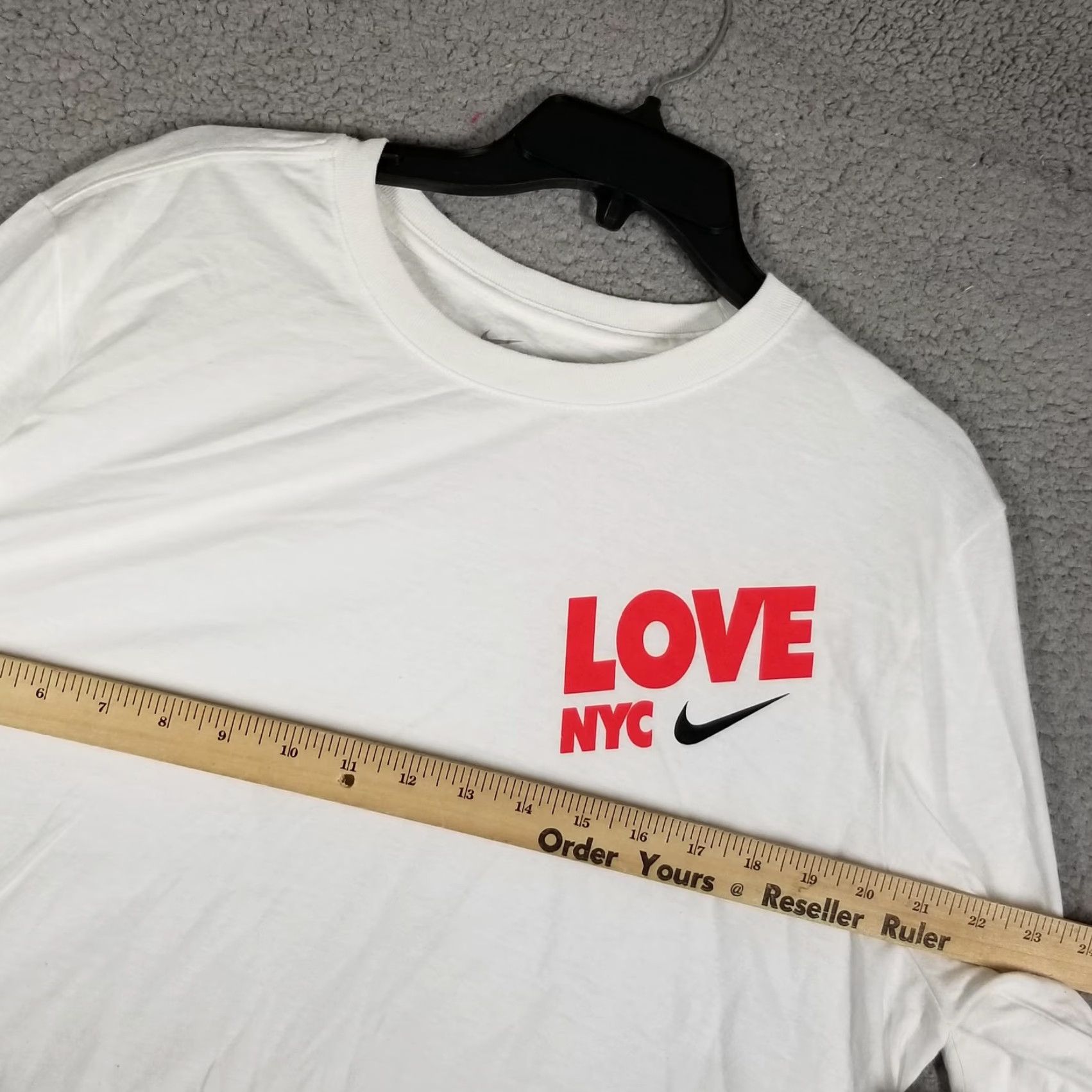 Nike Nike Love NYC Shirt Men Large White Long Sleeve Graphic Tee Cotton BV2000 Size US L / EU 52-54 / 3 - 5 Thumbnail