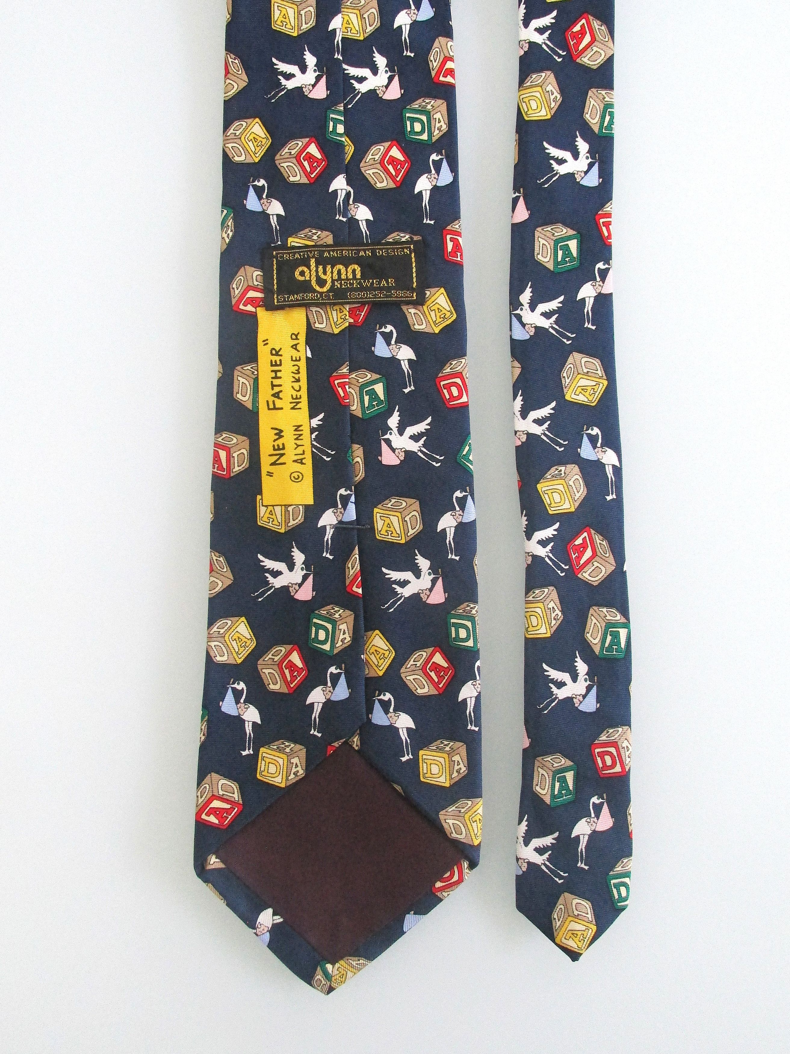 Other Alynn "New Father" Men's Silk Tie Size ONE SIZE - 3 Thumbnail