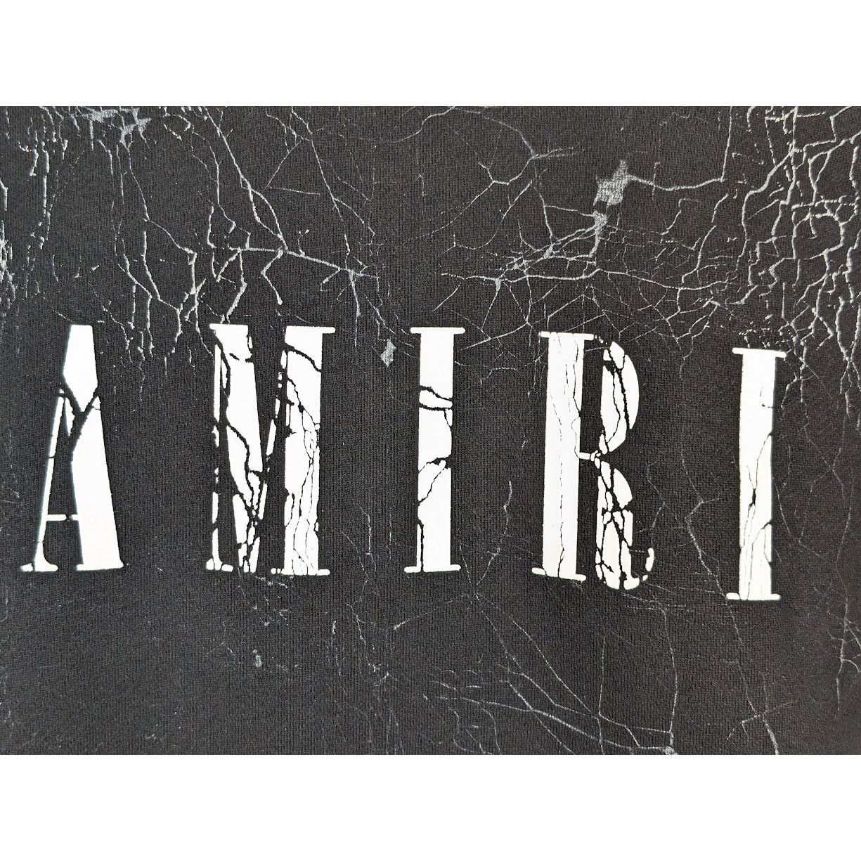 Amiri o1rshd1 Q:4 / Cracked Dye Core Logo Hoodie in Black Size US S / EU 44-46 / 1 - 11 Thumbnail