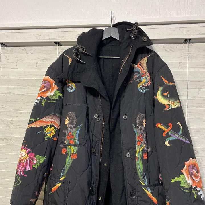 Yohji Yamamoto Yohji Yamamoto POUR HOMME 03aw Tattoo Coat Size US L / EU 52-54 / 3 - 7 Thumbnail