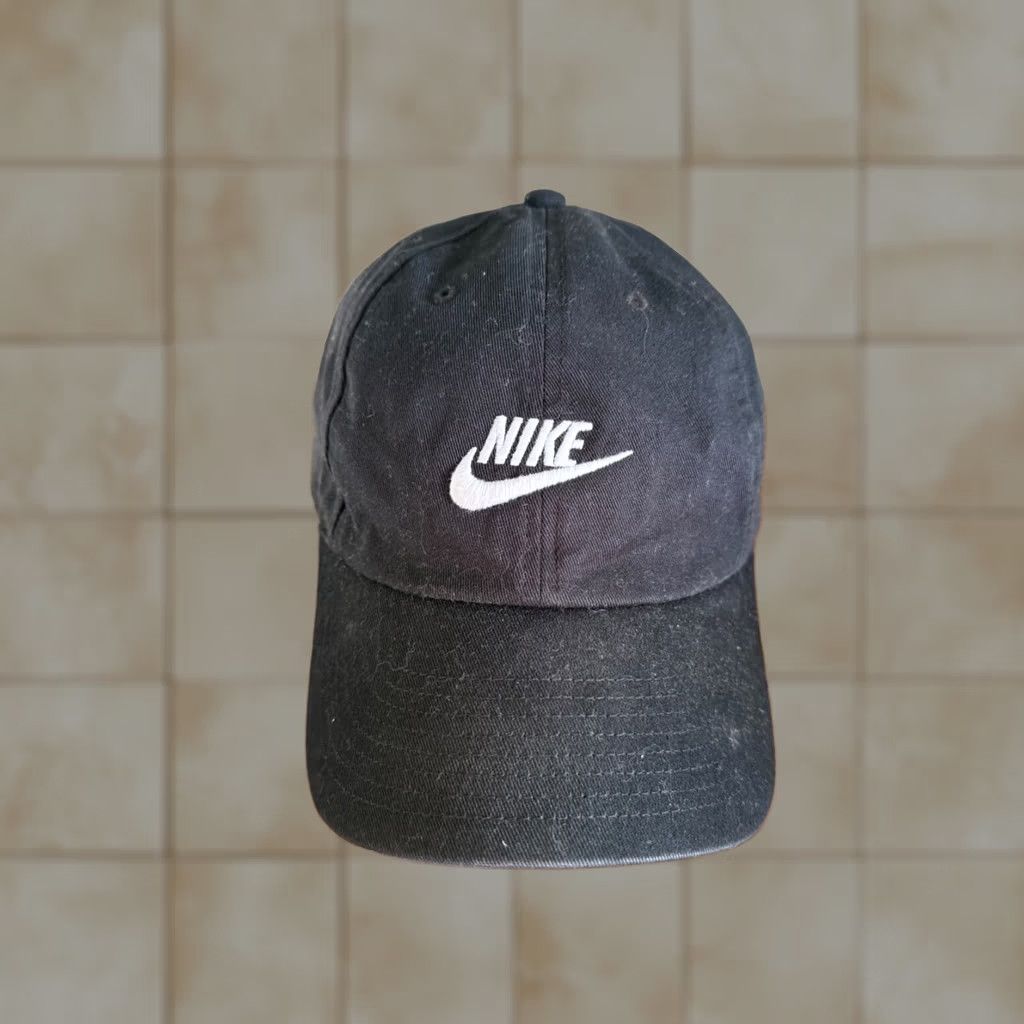 Nike Nike Hat Cap Adjustable Baseball Cap Men One Size Black Heritage86 Cotton Twill Golf Sports Cap Size ONE SIZE - 1 Thumbnail