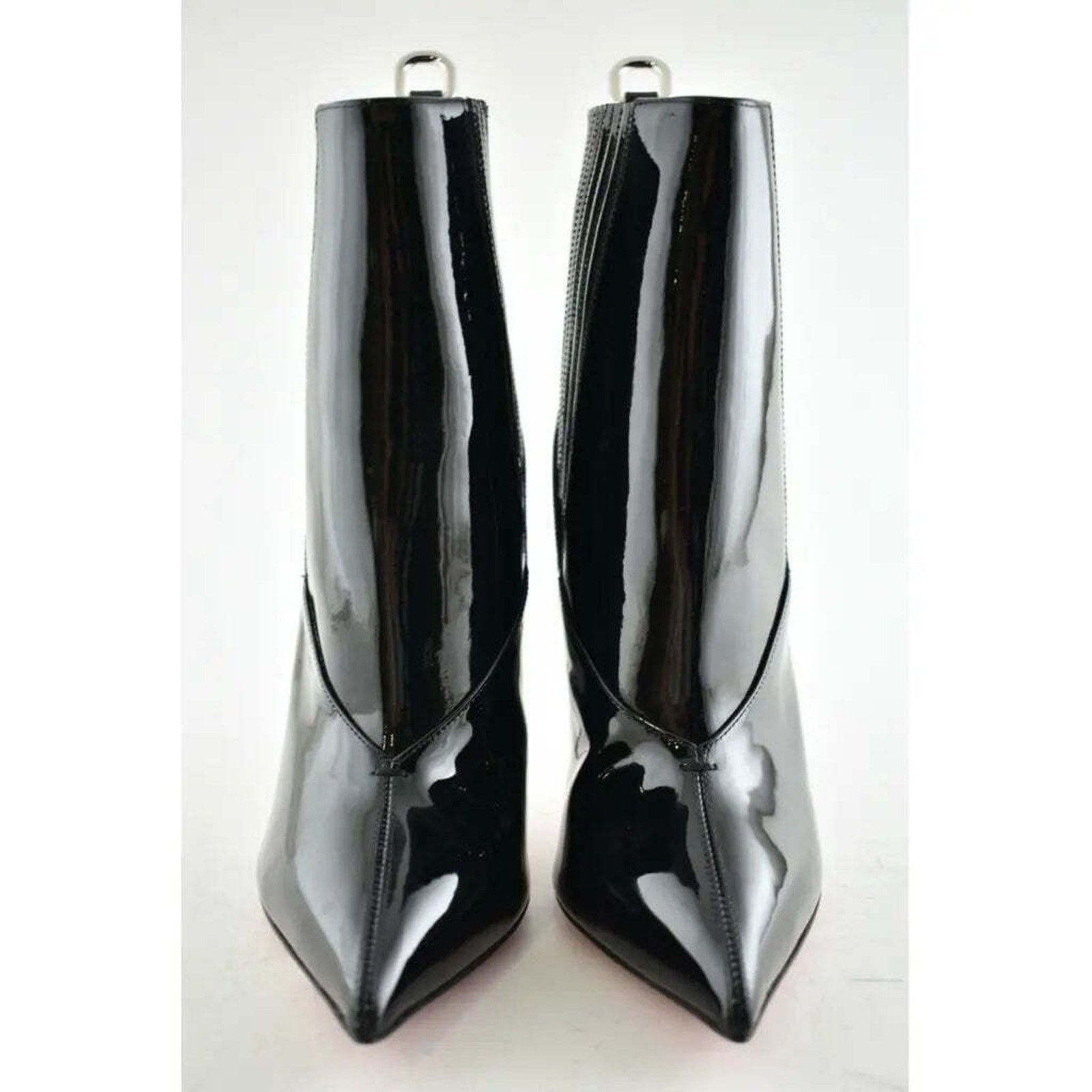 Christian Louboutin Christian Louboutin Epic Boot 100 Black Patent Stiletto Heel Size US 9 / IT 39 - 6 Thumbnail