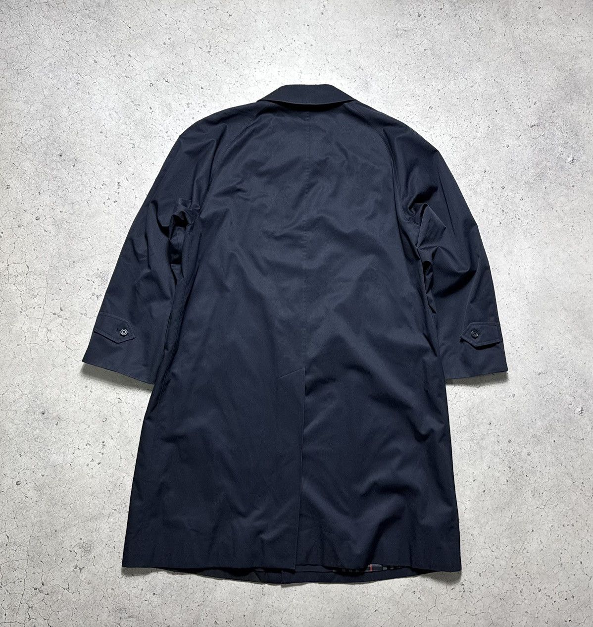 Burberry Burberrys Vintage 90’s Trench Coat Jacket Navy Size US XL / EU 56 / 4 - 11 Thumbnail