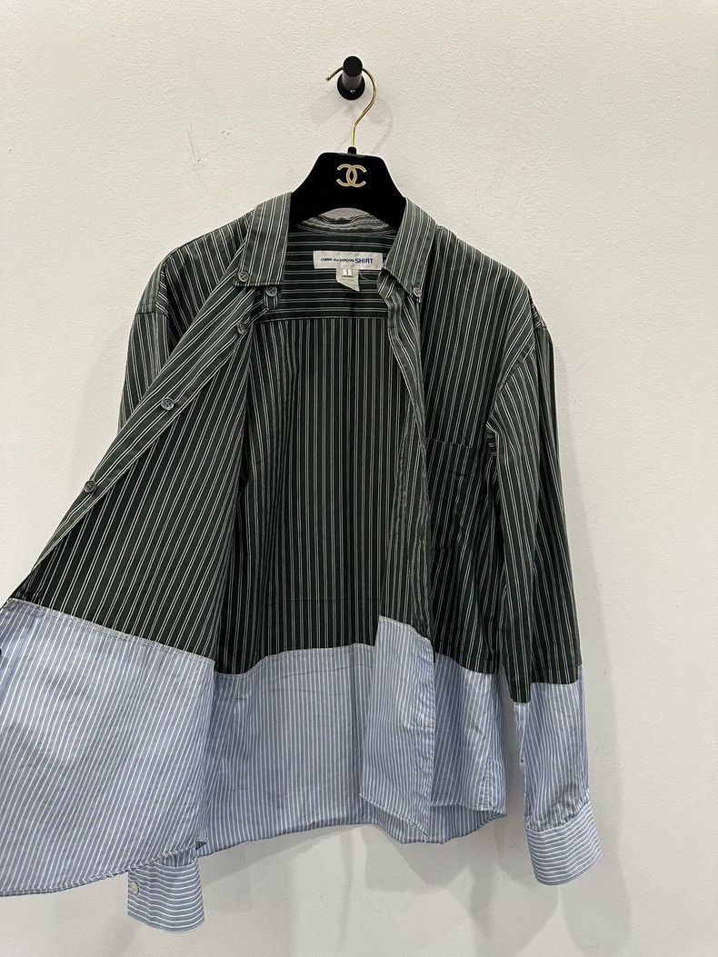 Comme des Garcons Comme Des Garcons Men's Shirt with CDG Patchwork Vertical Size US S / EU 44-46 / 1 - 3 Thumbnail