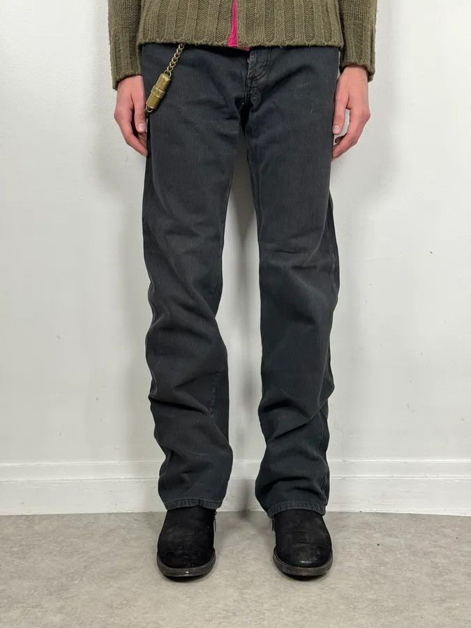 Dolce & Gabbana AW2003 Dolce & Gabbana Black Denim Jeans Size US 30 / EU 46 - 2 Thumbnail