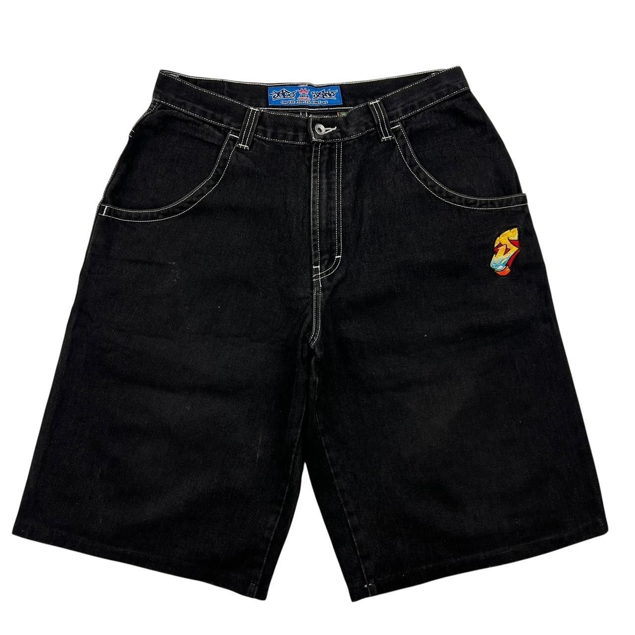 JNCO Vintage Jnco Embroidered Denim Shorts / Jorts - Waist: 34” Size US 34 / EU 50 - 2 Thumbnail