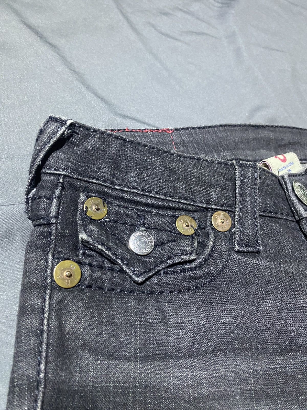 If Six Was Nine × True Religion × Vintage True Religion Women Flare Jeans Size 29" - 7 Thumbnail