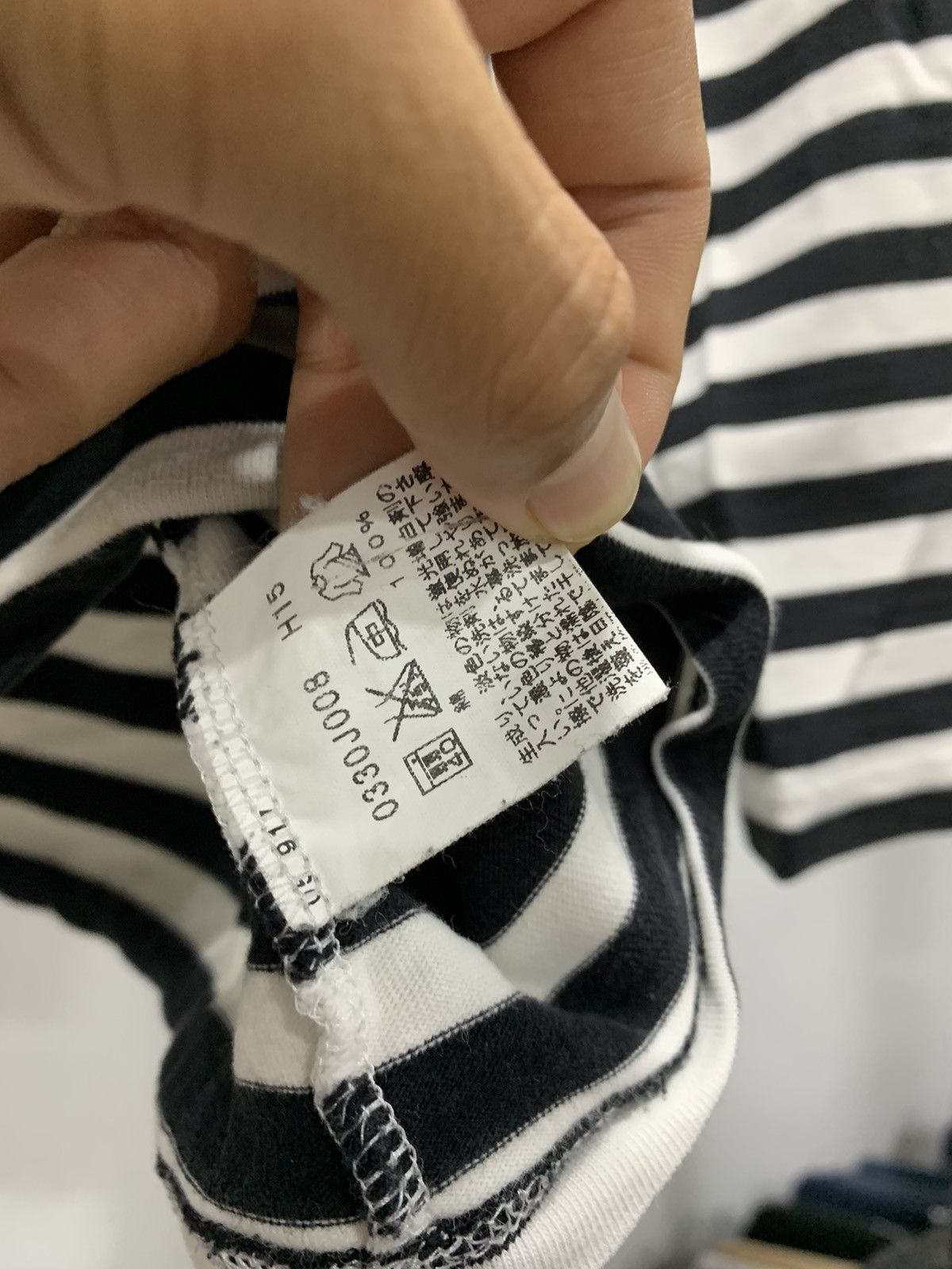 Designer × OVER THE STRiPES × agnes b. Agnes B. Ls Tshirt Made in Japan Size S / US 4 / IT 40 - 5 Thumbnail
