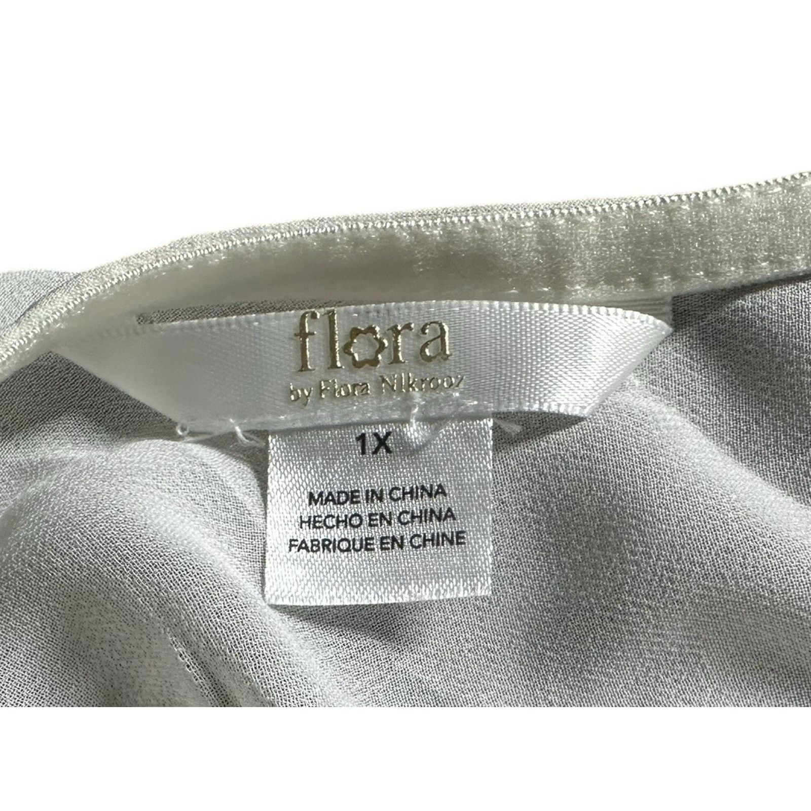 Other Flora Nikrooz Sheer Ivory Bridal Lingerie Robe Gown Set 1X Size ONE SIZE - 14 Thumbnail